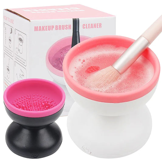 PORTABLE MAKEUP BRUSH CLEANER